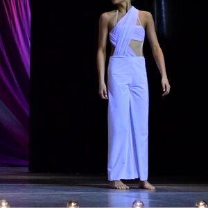 Elegant White Dance Costume